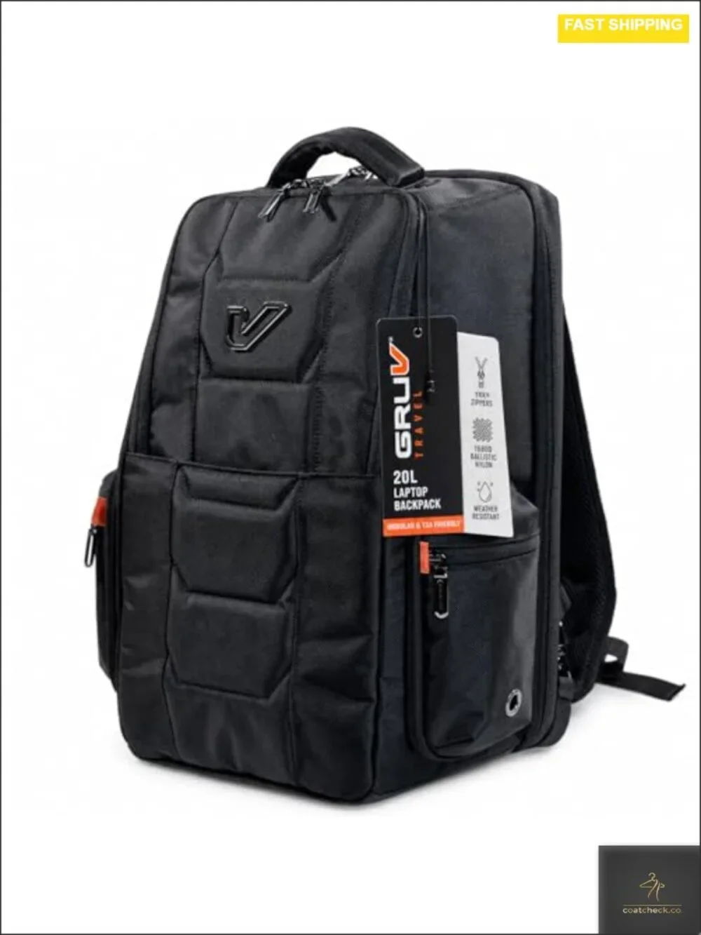20L Modular Tech Backpack with TSA-Friendly Laptop Compartment, Water Resistant